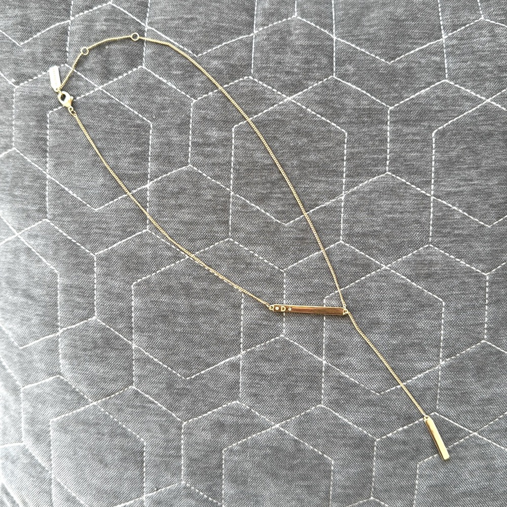 Baublebar “D” Initial Y-Chain Necklace